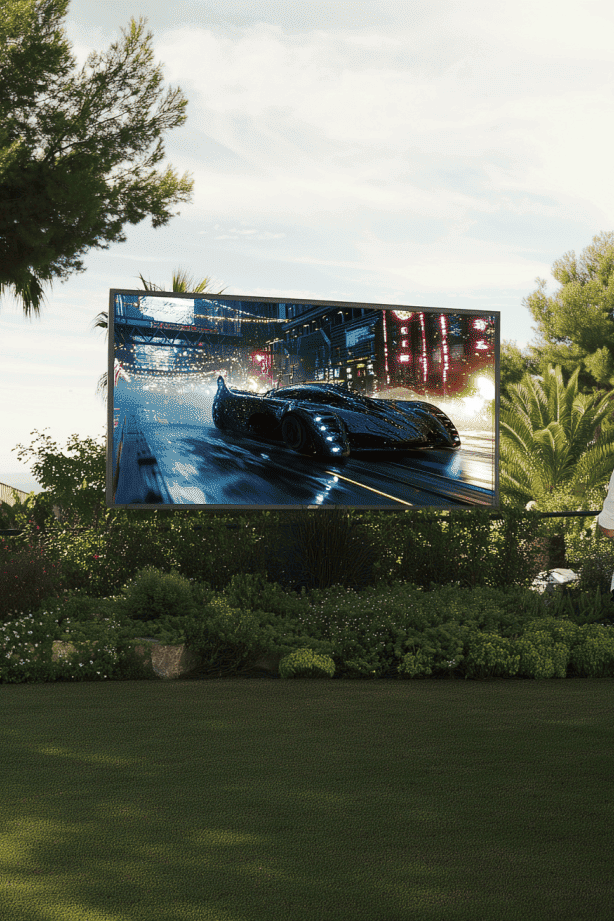 Outdoor massive screen